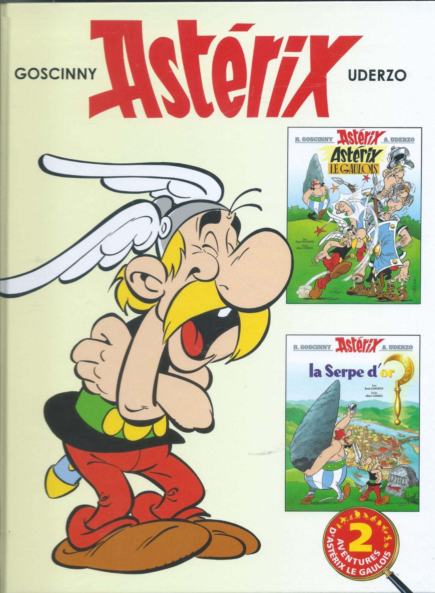 jaquette livre Album Double - Astérix le gaulois - La serpe d'or