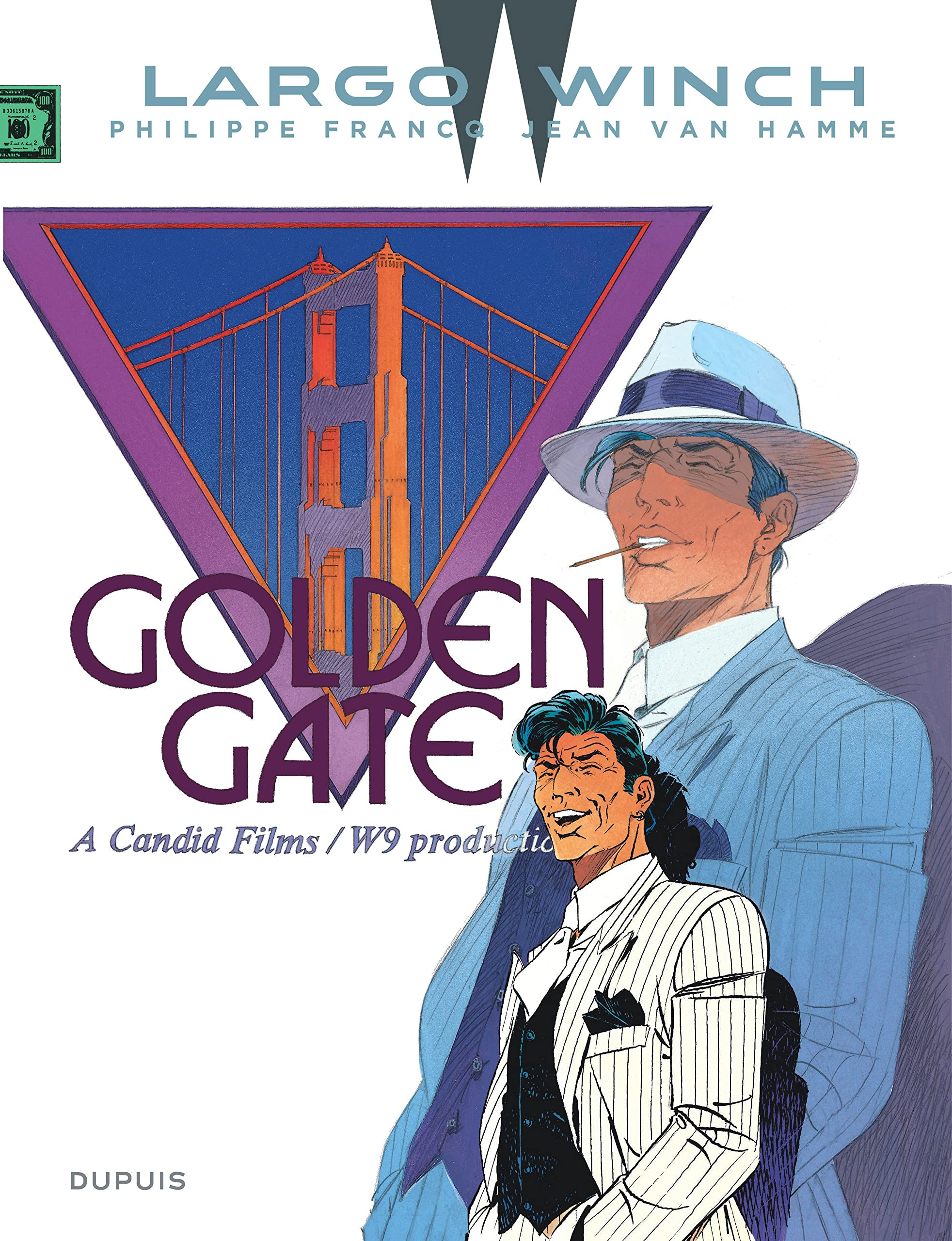 jaquette livre Largo Winch - tome 11 - Golden Gate (grand format)