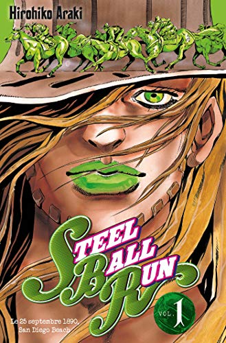 jaquette livre Jojo's bizarre adventure - Saison 7 - Steel Ball Run - Tome 1 : Le 25 septembre 1890, San Diego Beach