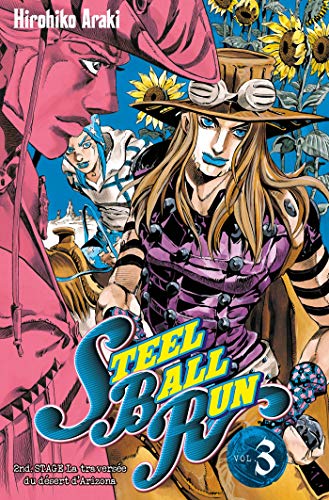 jaquette livre Jojo's bizarre adventure - Saison 7 - Steel Ball Run - Tome 3 : 2ème étape - La traversée du désert d'Arizona