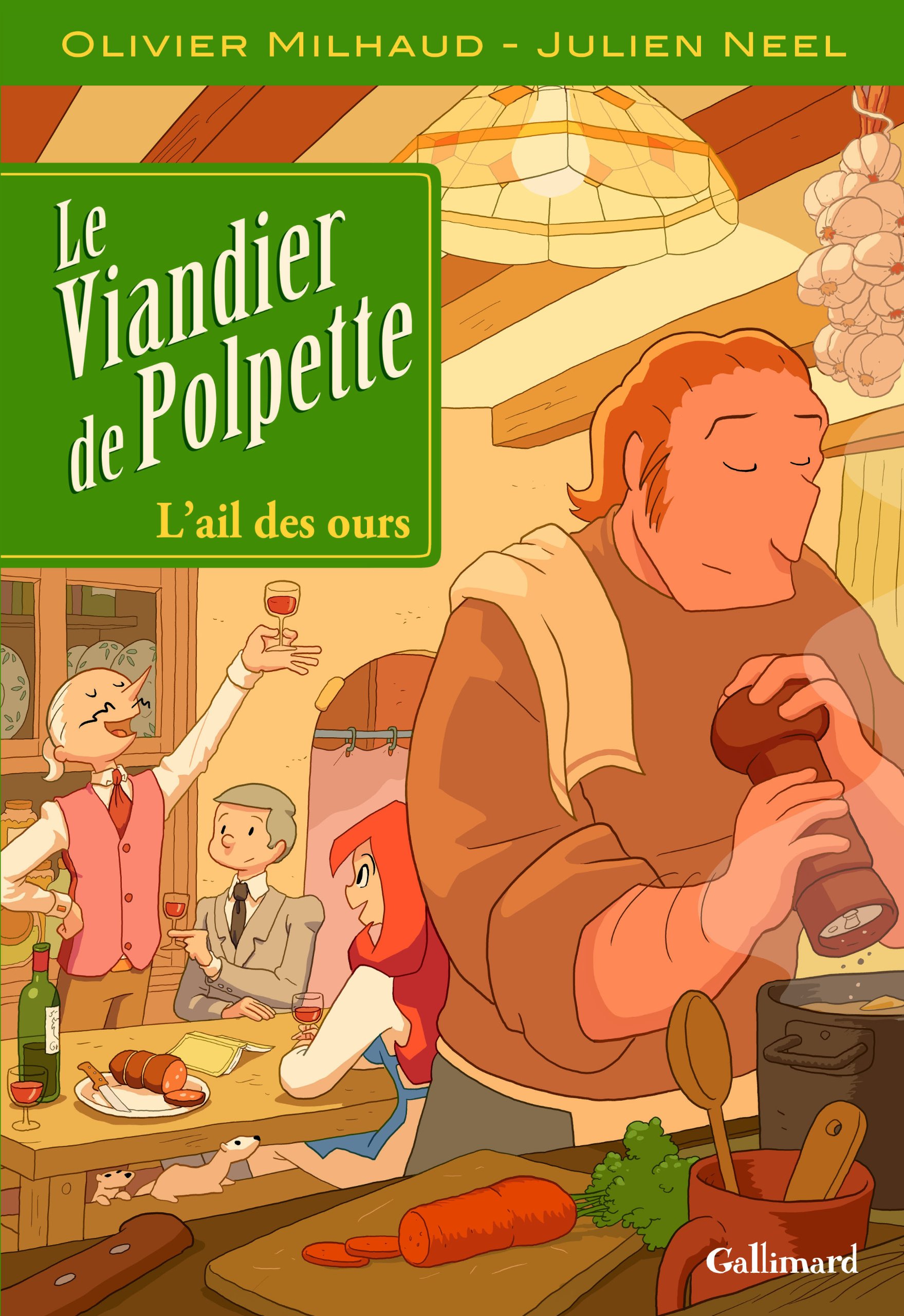 jaquette livre Le Viandier de Polpette (Tome 1-L'ail des ours)