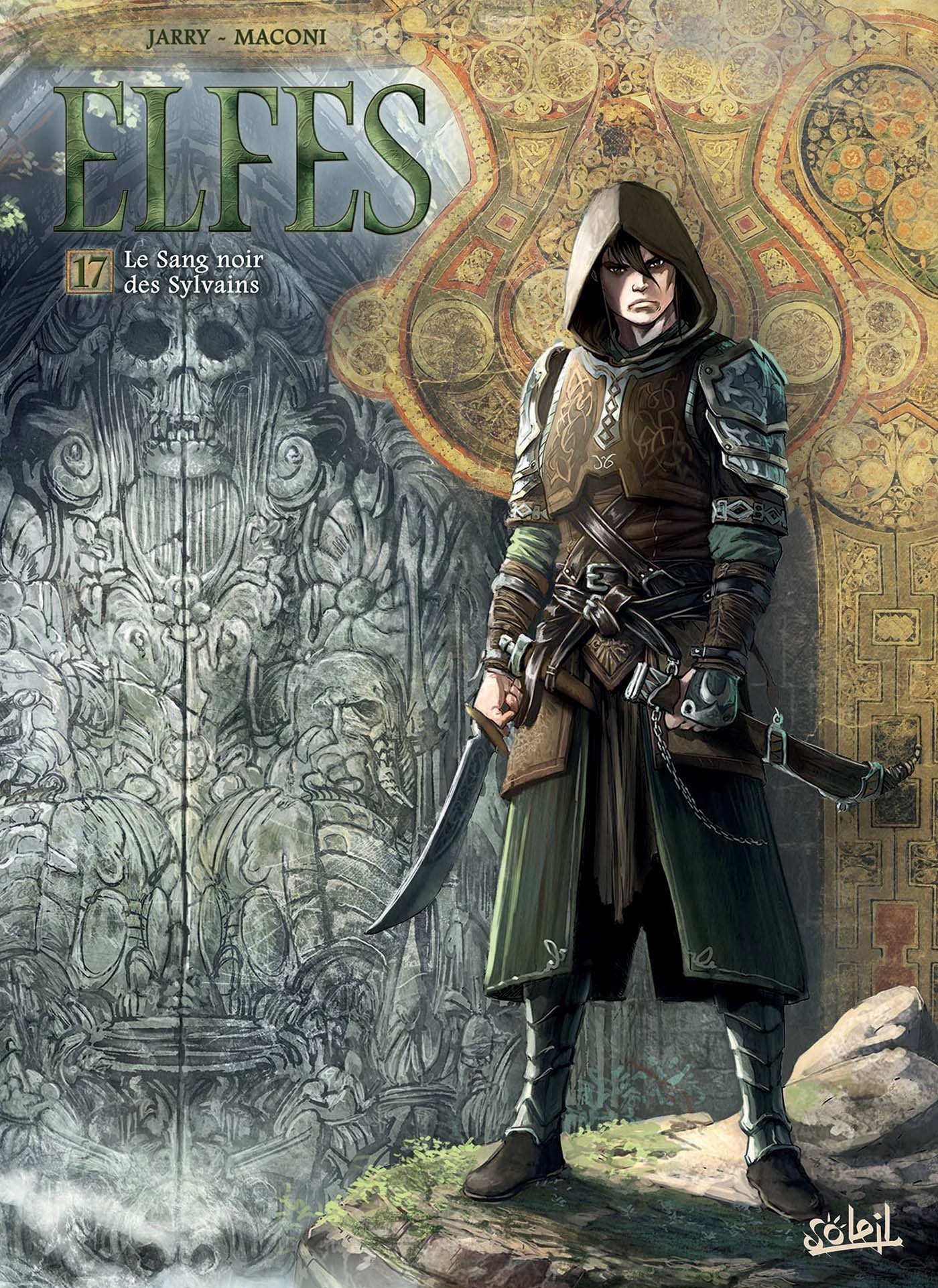 jaquette livre Elfes T17 - Le Sang noir des Sylvains