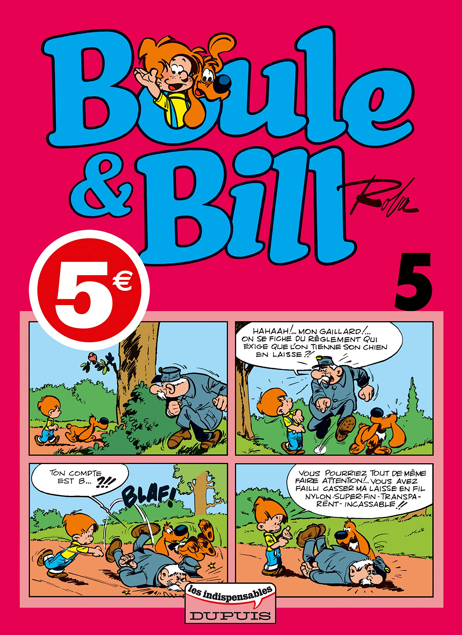 jaquette livre Boule et Bill, Tome 5 :