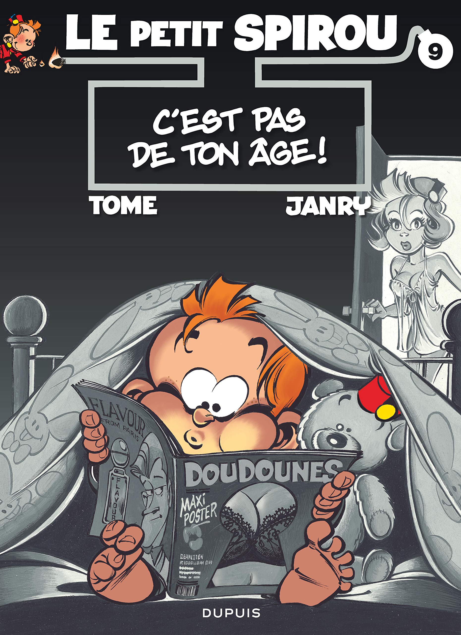 jaquette livre Le Petit Spirou, tome 9 : C'est pas de ton âge !