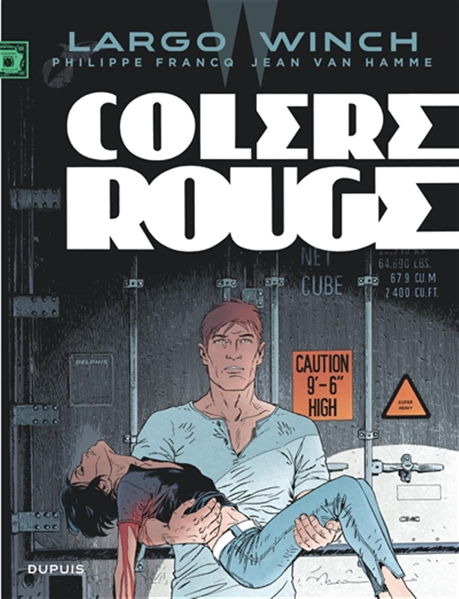 jaquette livre Largo Winch - tome 18 - Colère rouge (grand format)