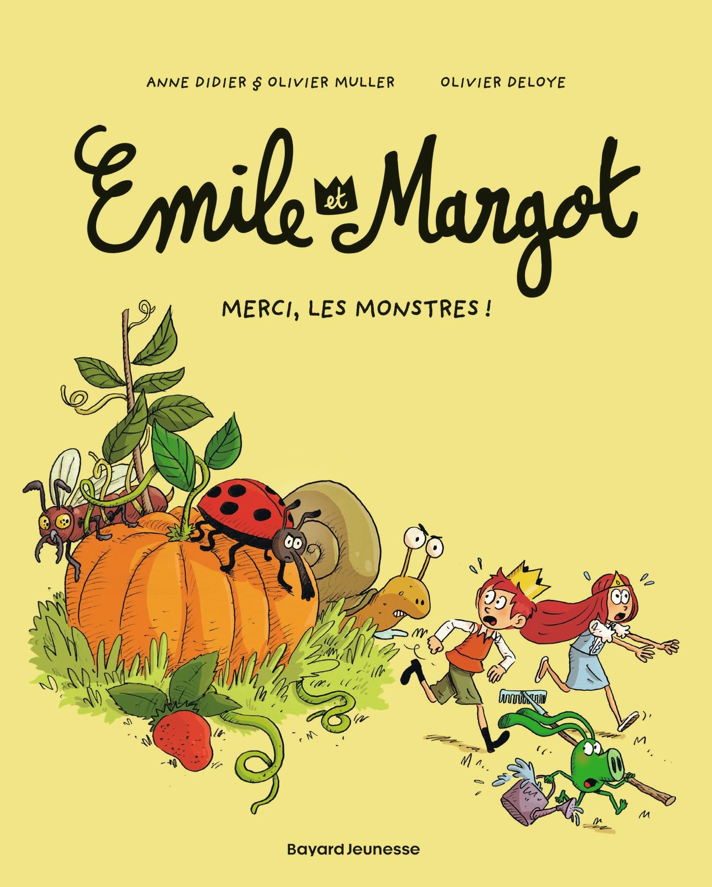 jaquette livre Émile et Margot, Tome 04: Merci, les monstres !