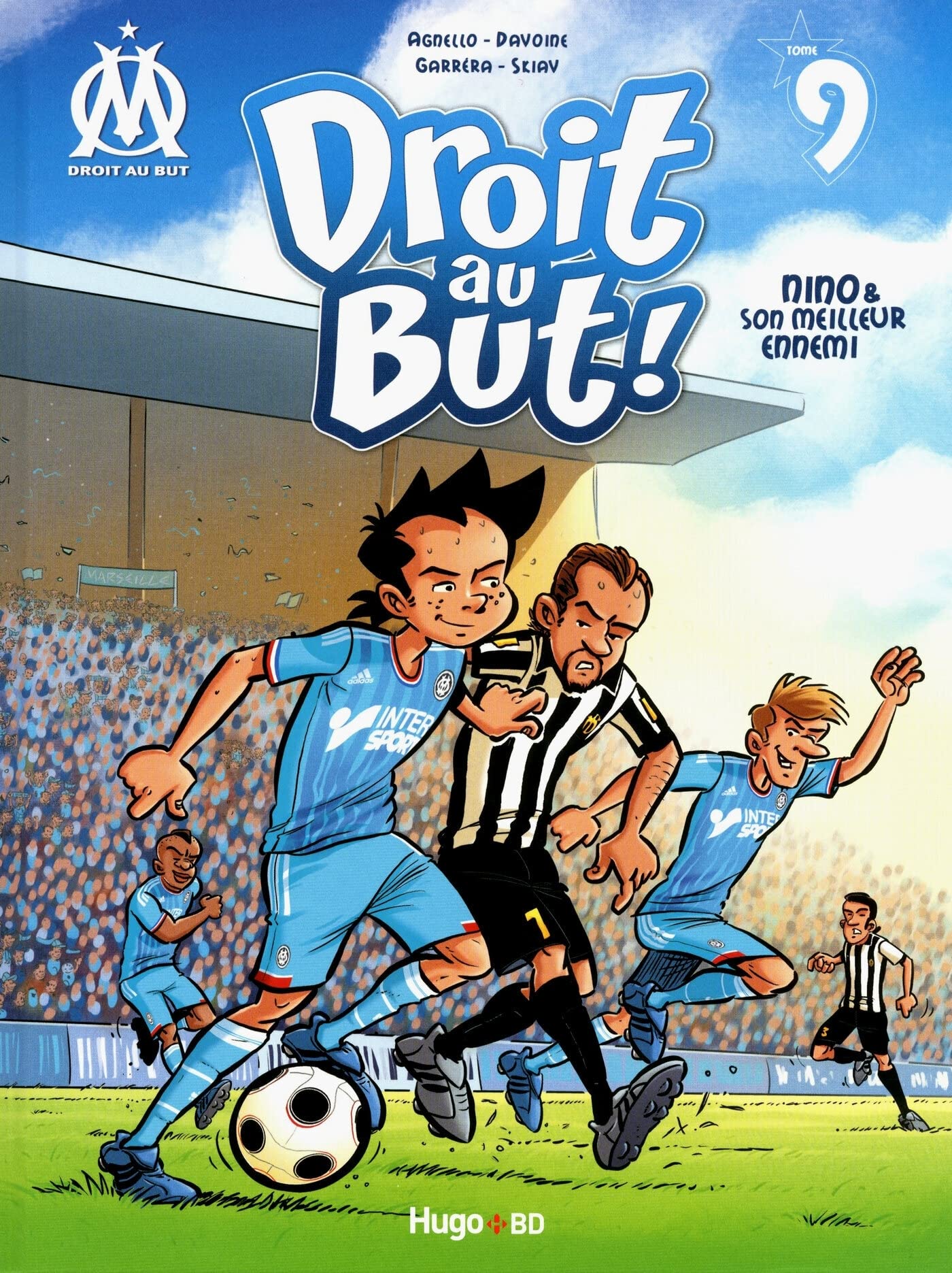 jaquette livre Droit au but ! tome 9 : Nino et son meilleur ennemi