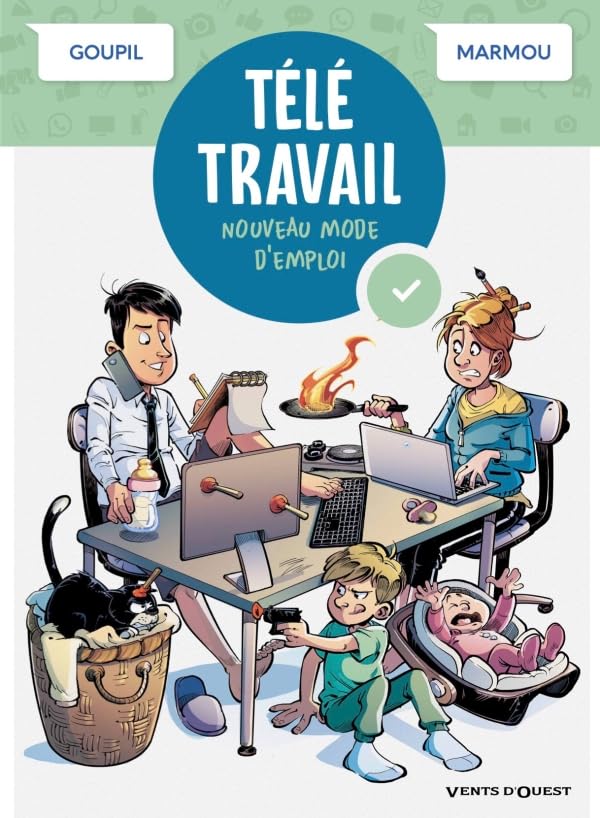 jaquette livre Télétravail, Nouveau Mode D'emploi
