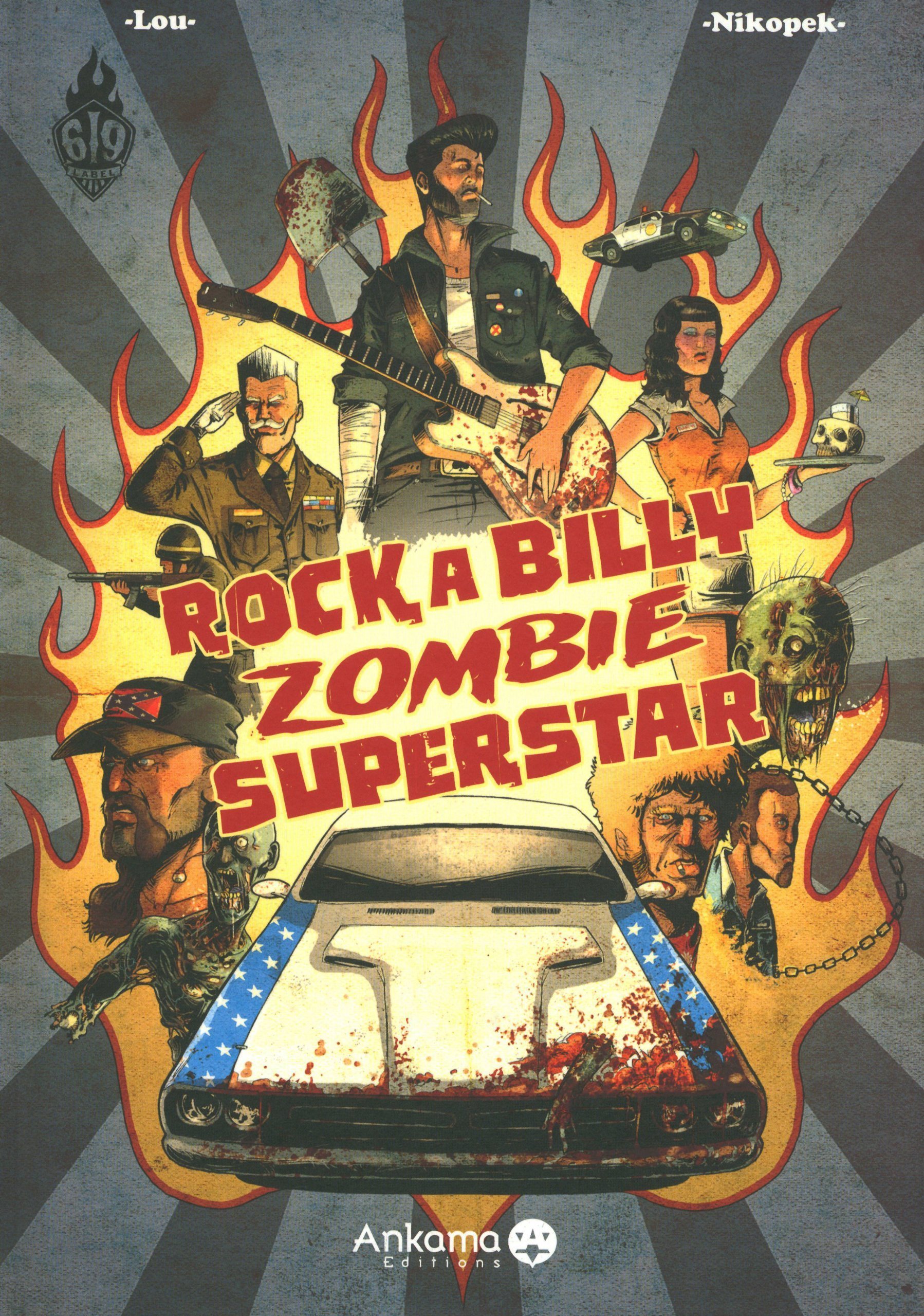 jaquette livre Rockabilly Zombie Superstar tome 1