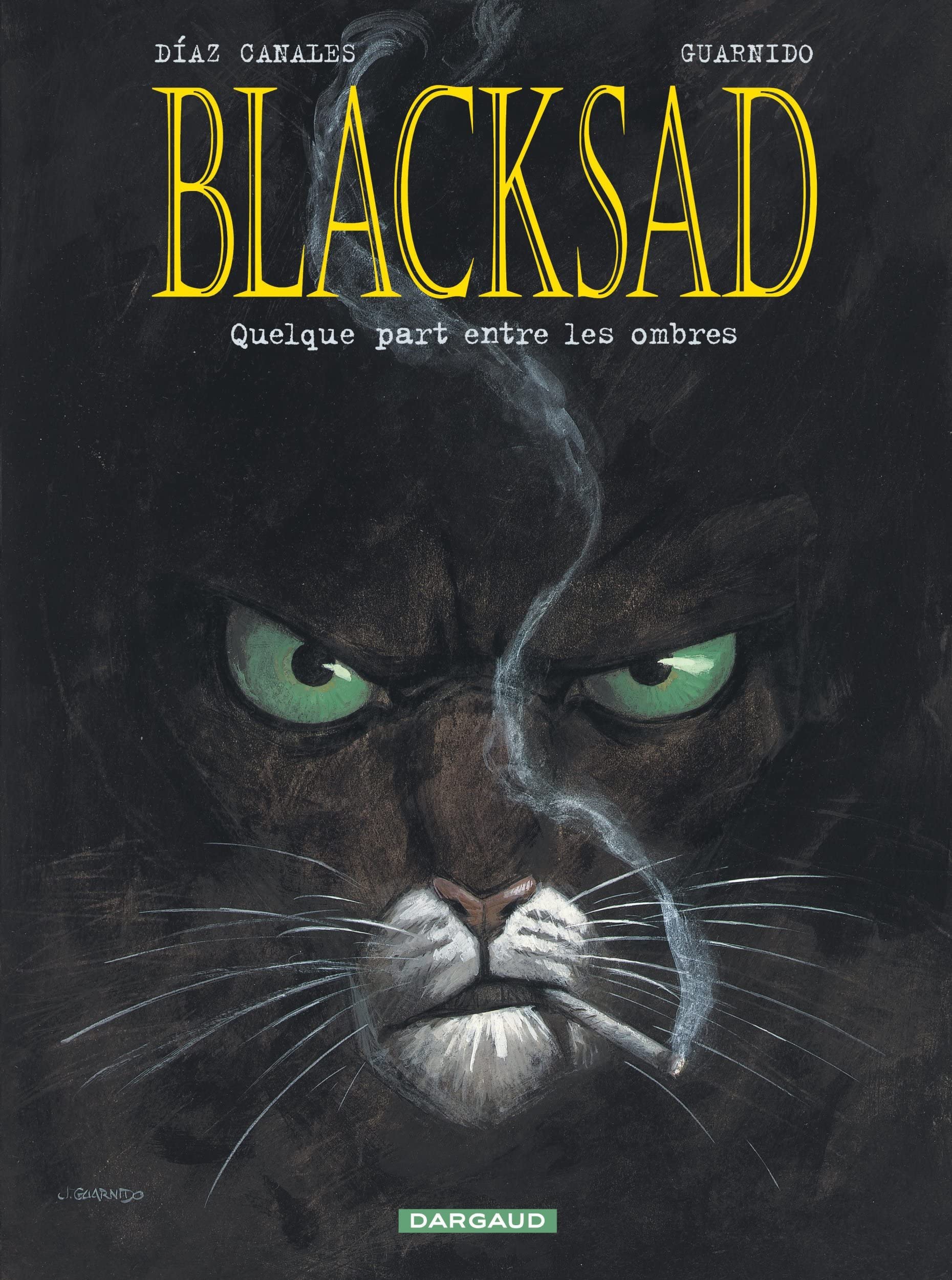 jaquette livre Blacksad, tome 1 : Quelque part entre les ombres