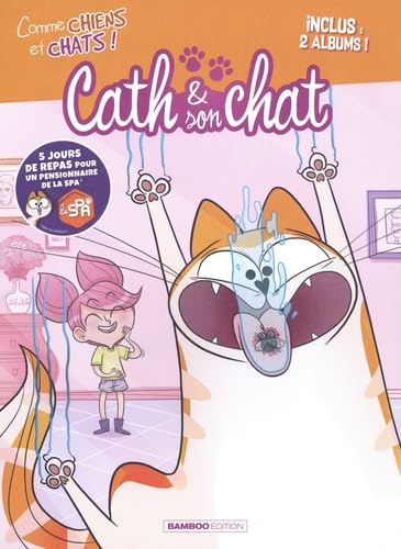 jaquette livre Comme Chiens Et Chats ! - Etui En 2 Volumes : Cath & Son Chat Tome 1 - Les Chiens En Bande Dessinée Tome 1