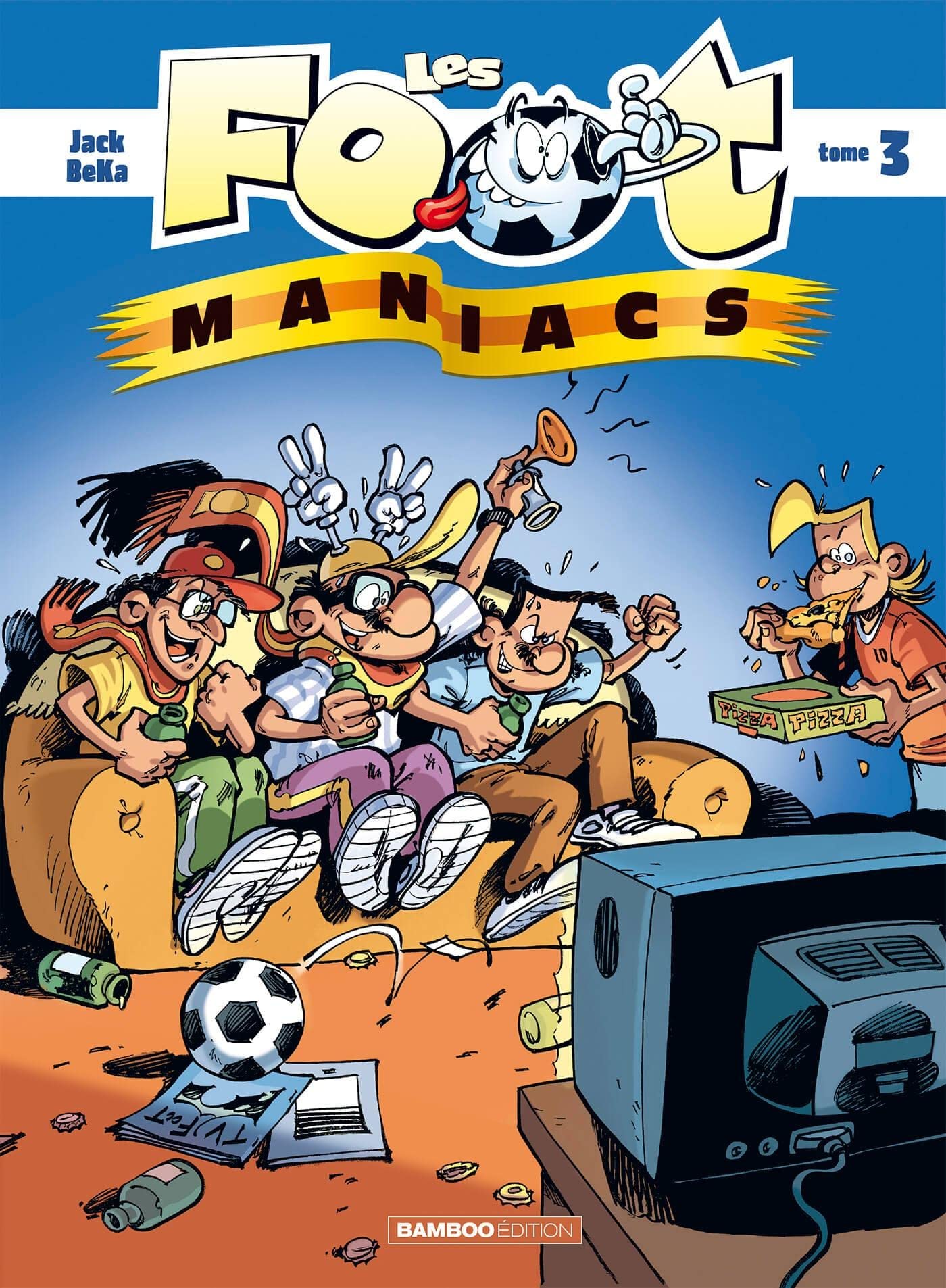 jaquette livre Les foot maniacs T03