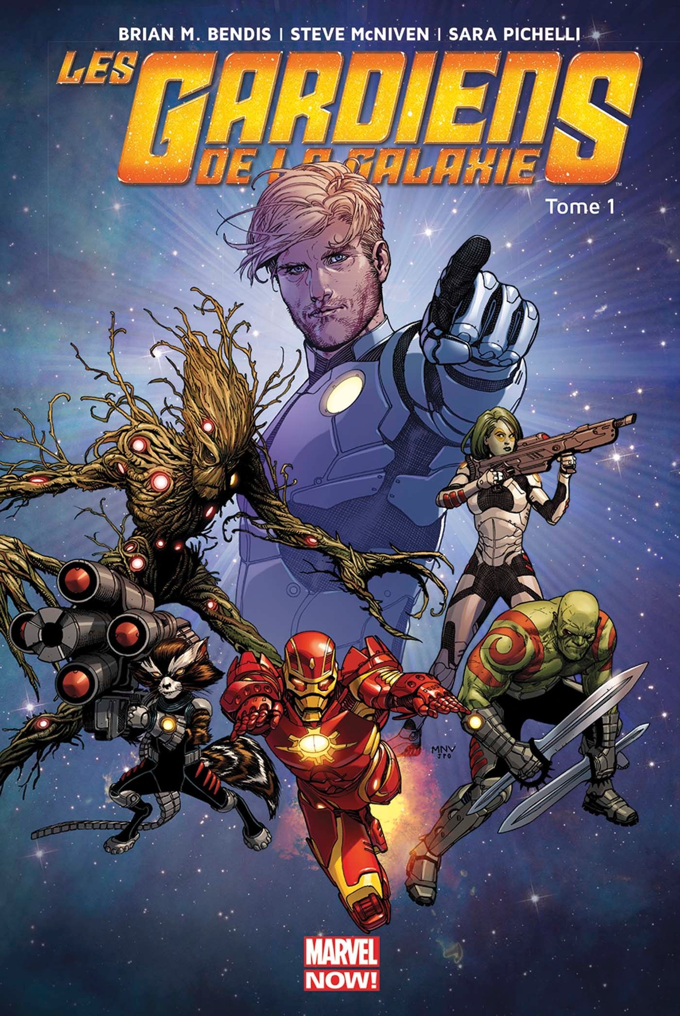 jaquette livre LES GARDIENS DE LA GALAXIE MARVEL NOW T01