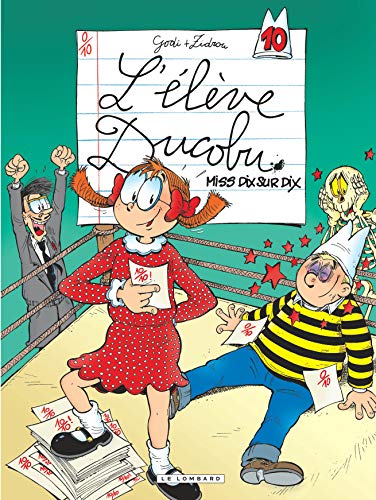 jaquette livre L'élève Ducobu Tome 10 - Miss Dix Sur Dix
