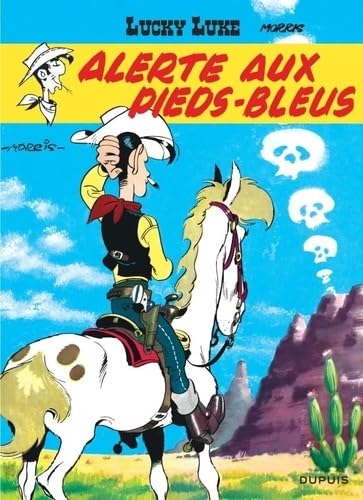 jaquette livre Lucky Luke Tome 10 - Alerte Aux Pieds-Bleus
