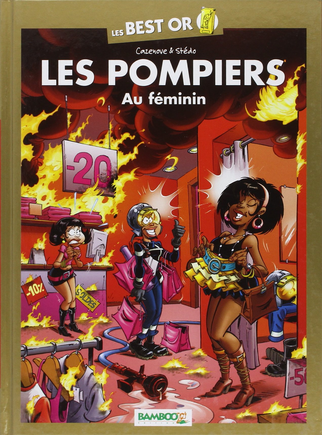 jaquette livre Les pompiers Best Or Les femmes