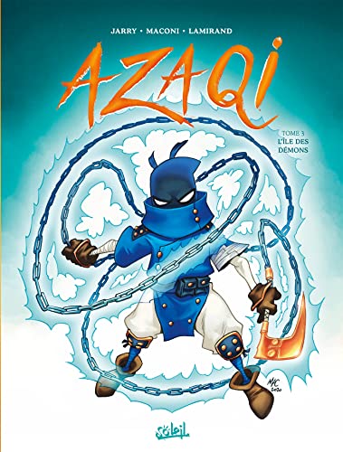 jaquette livre Azaqi Tome 3 - L'île Des Démons