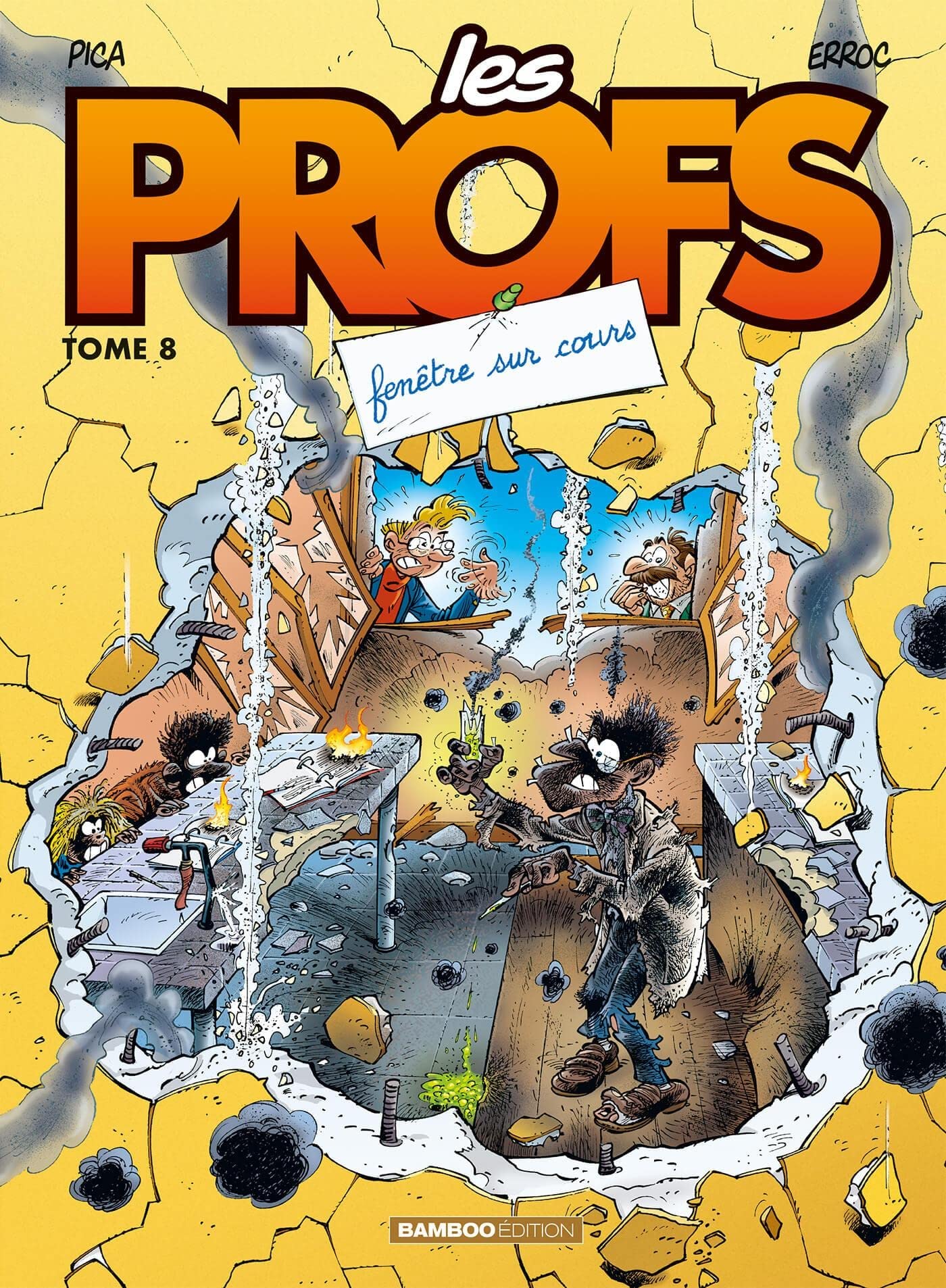 jaquette livre Les Profs, Tome 8 : Fenêtre sur cours