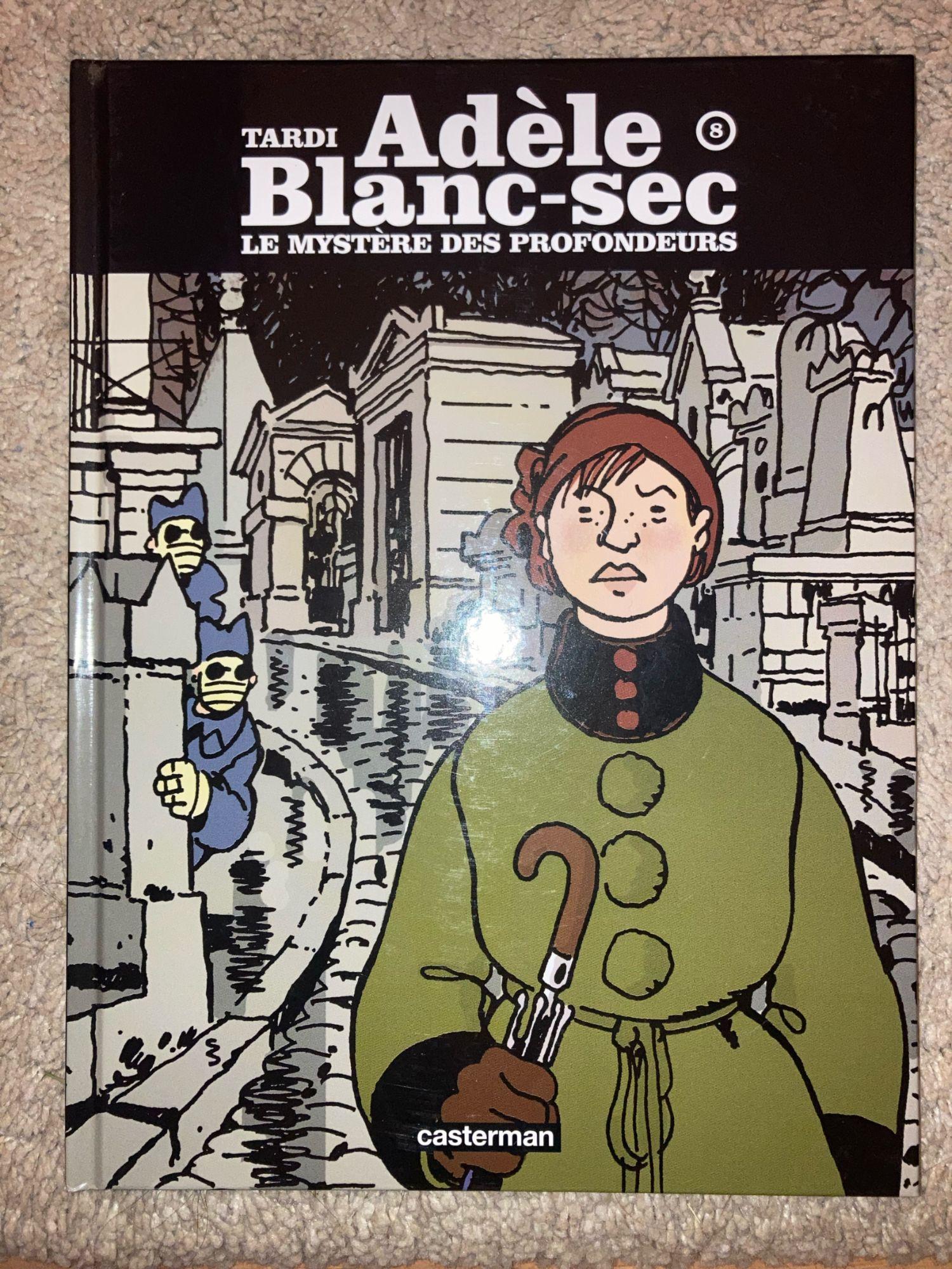jaquette livre Adèle Blanc-sec Le mystère des profondeurs