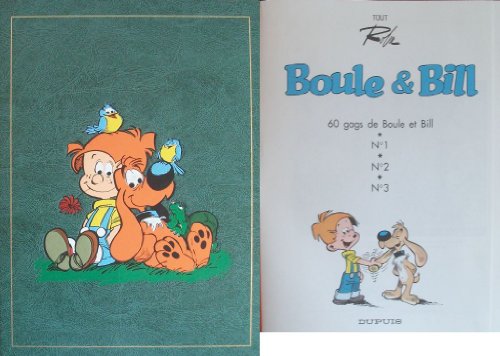 jaquette livre 60 gags de Boule et Bill N°1 N°2 N°3