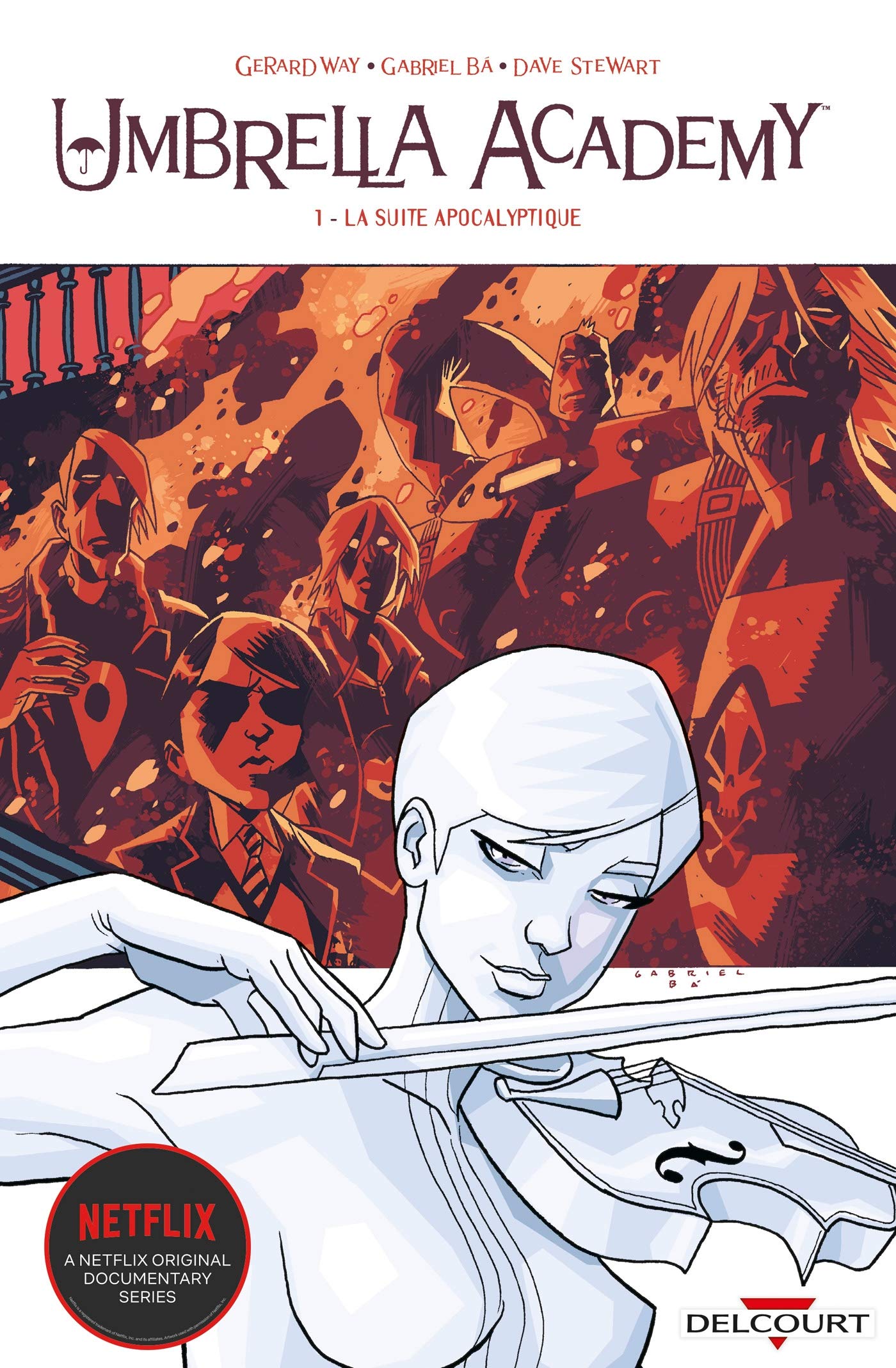 jaquette livre Umbrella Academy 01. La Suite apocalyptique
