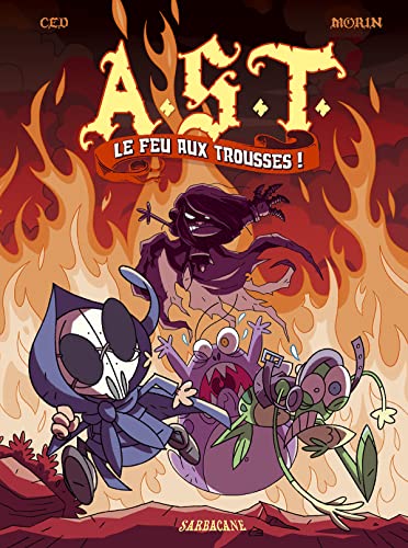 jaquette livre L'apprenti Seigneur Des Ténèbres Tome 4 - Le Feu Aux Trousses !
