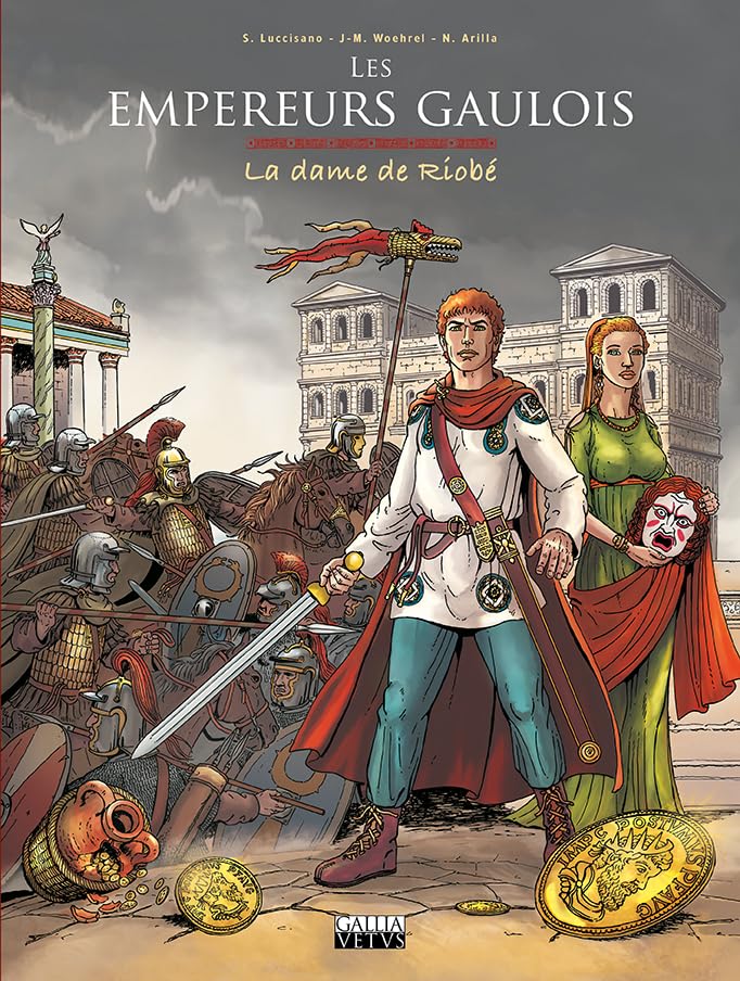 jaquette livre Les Empereurs Gaulois - La Dame De Riobé