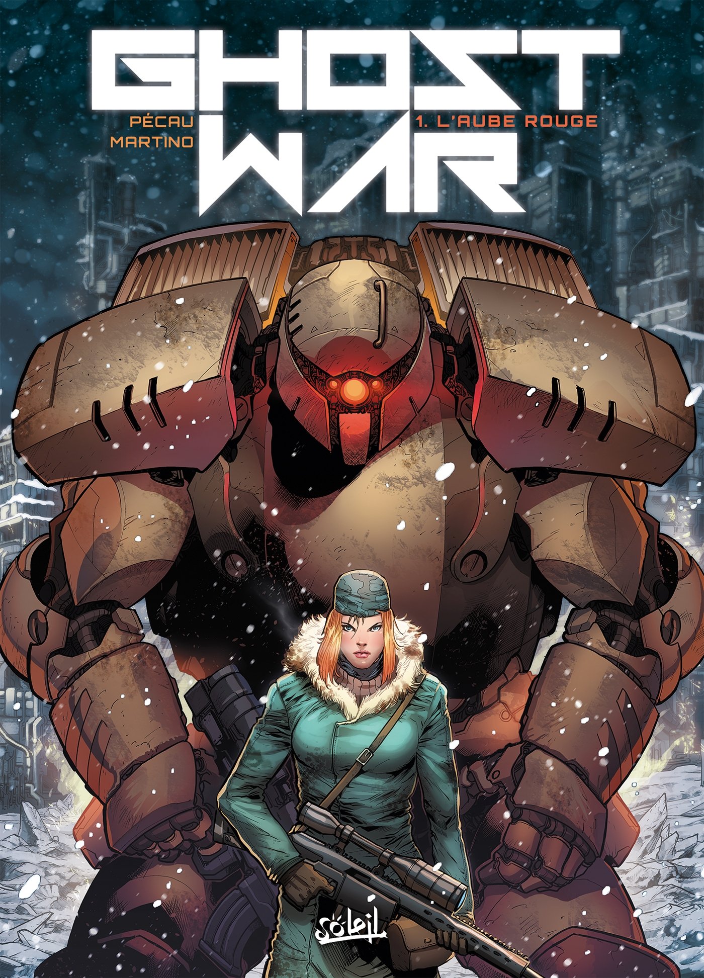 jaquette livre Ghost war 01 - L'Aube rouge