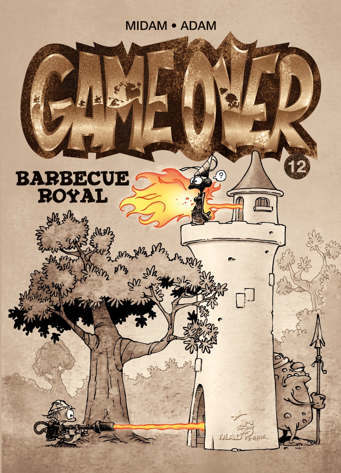 jaquette livre Game Over - Tome 12: Barbecue royal