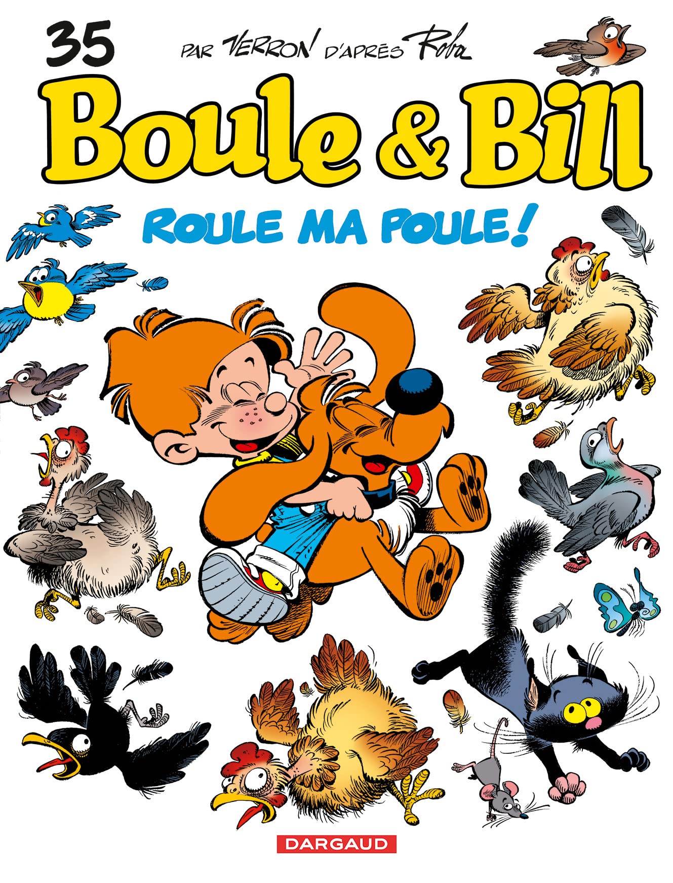 jaquette livre Boule & Bill, tome 35 : Roule ma poule !
