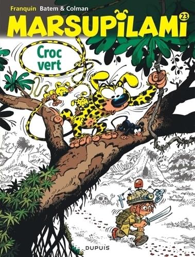 jaquette livre Marsupilami Tome 23 - Croc Vert