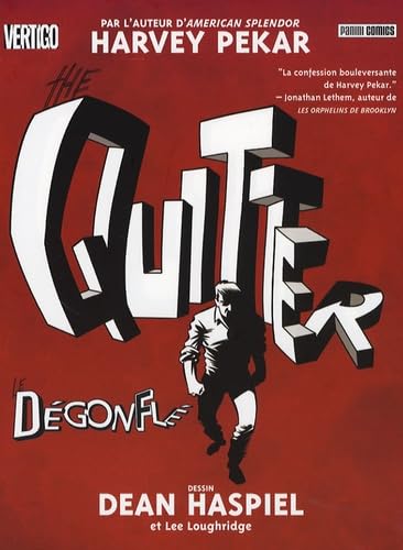 jaquette livre The Quitter - Le Dégonflé