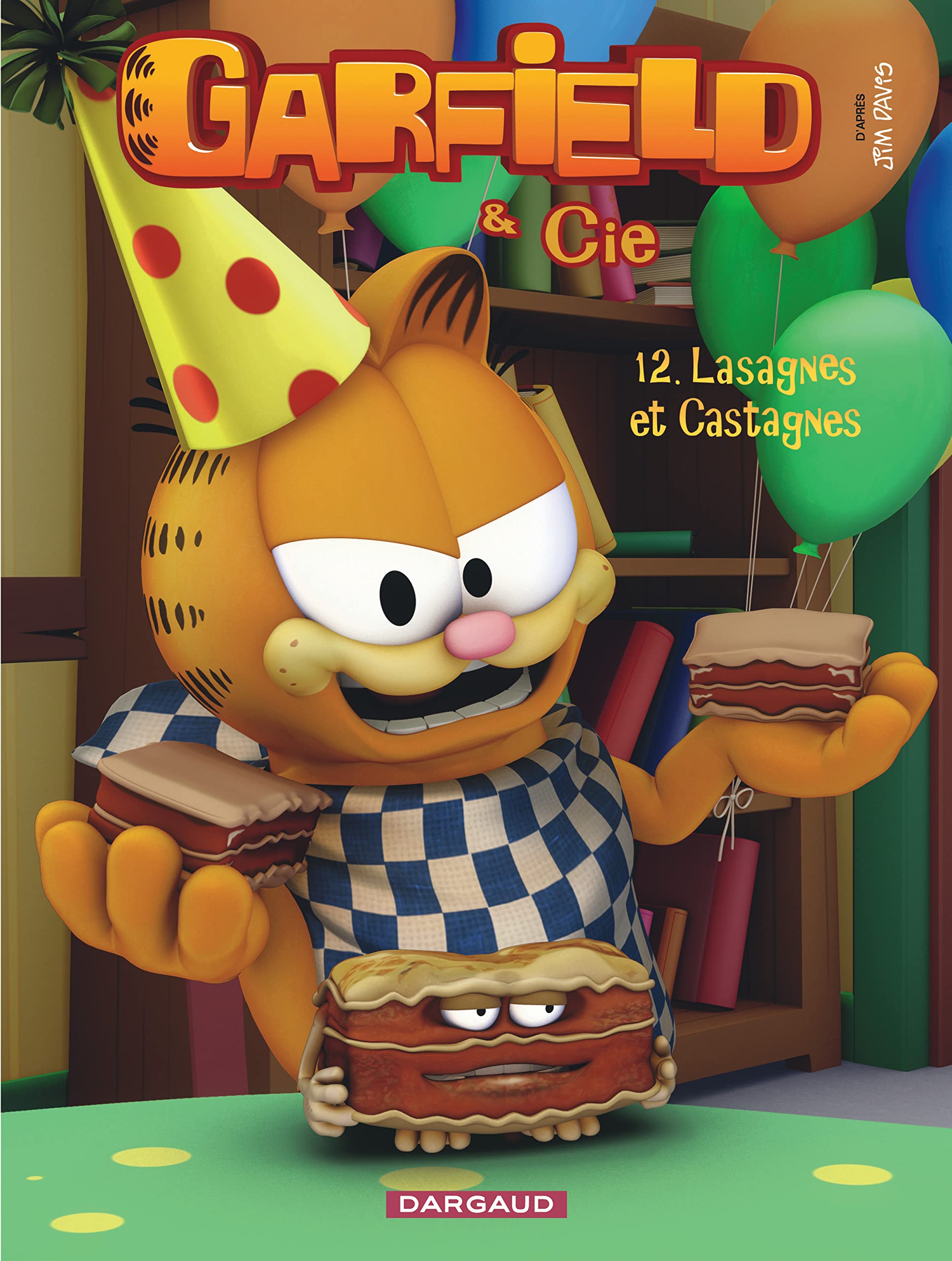 jaquette livre Garfield & Cie - tome 12 - Lasagnes et castagnes (12)