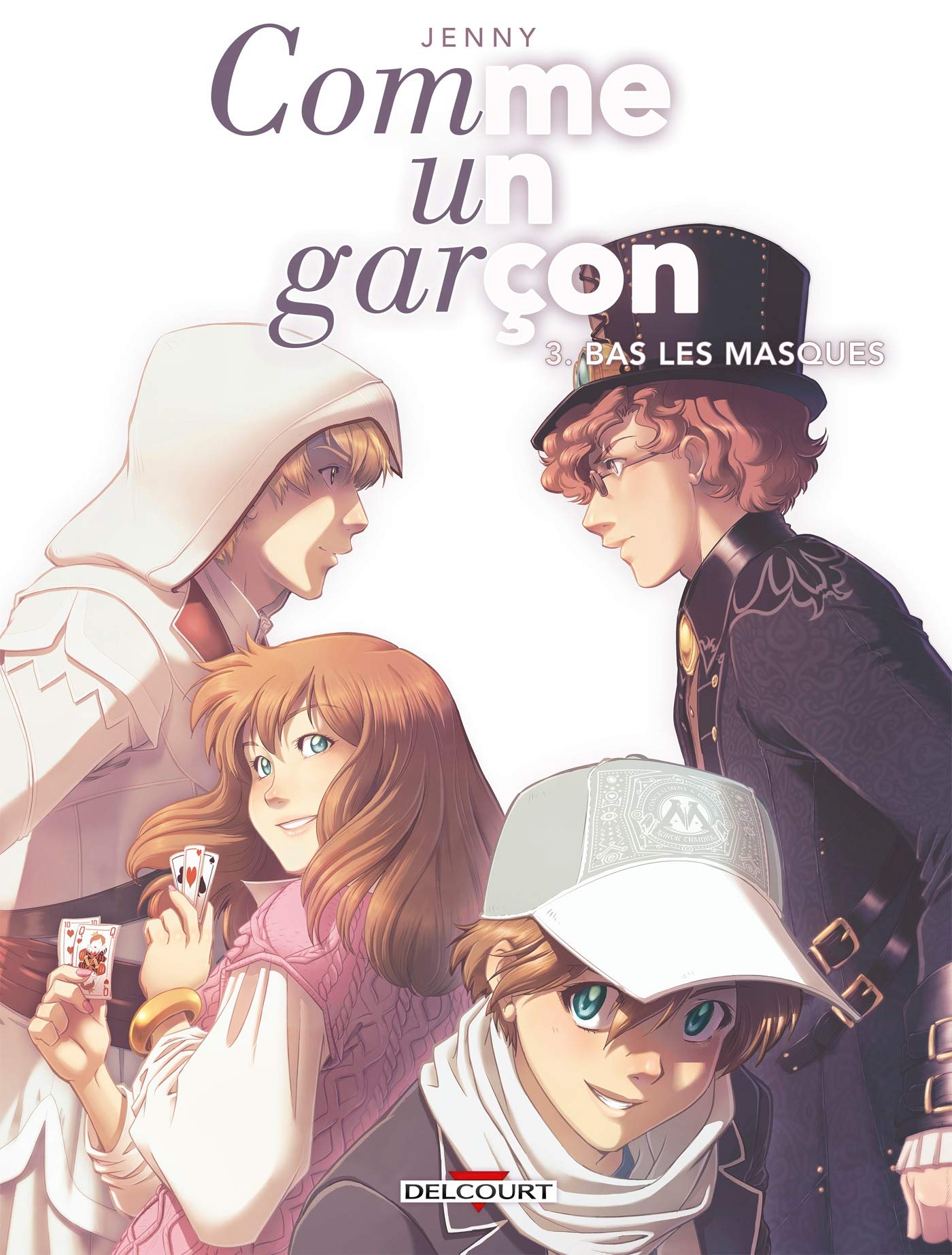 jaquette livre Comme un garçon T03: Bas les masques