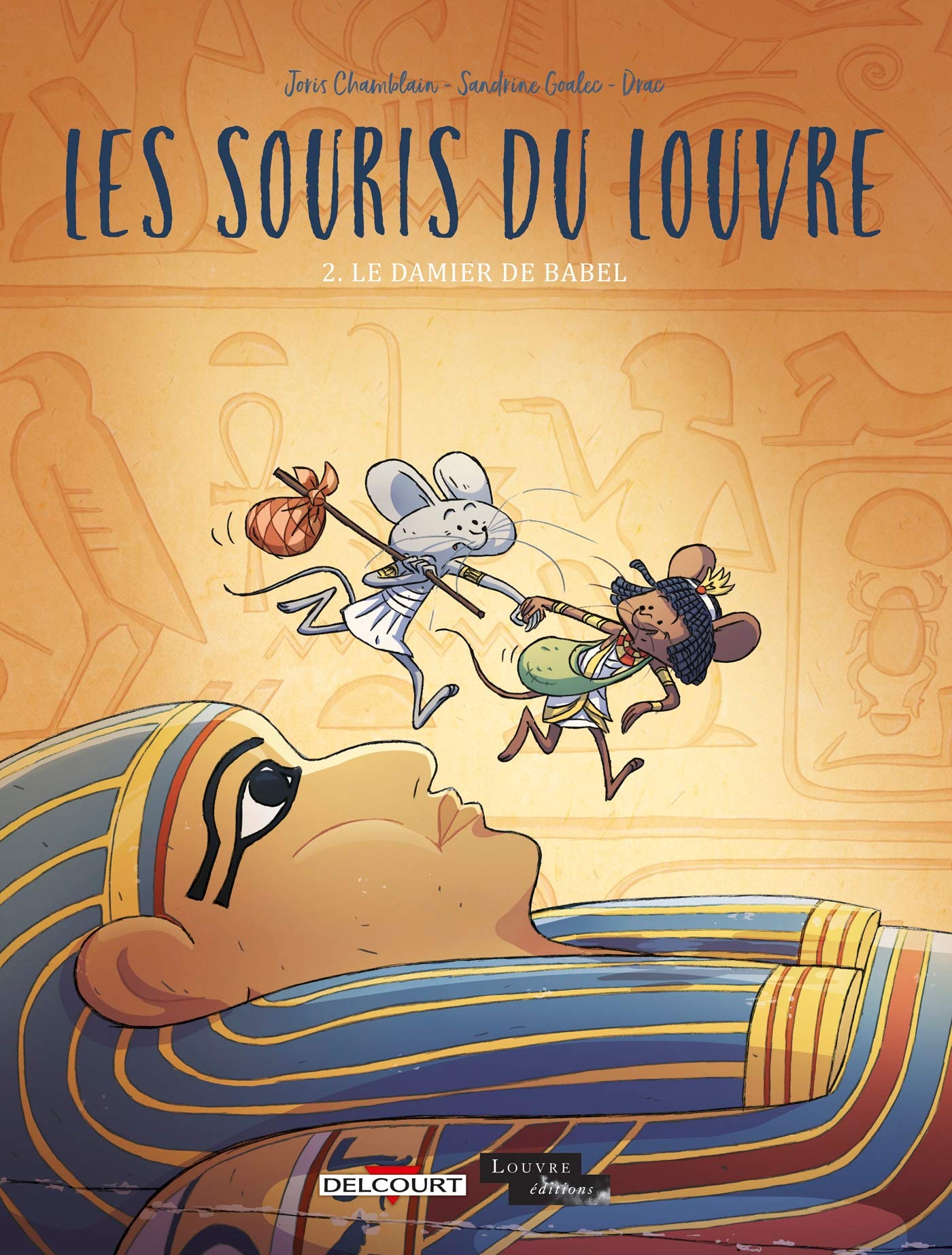 jaquette livre Les Souris du Louvre T02: Le Damier de Babel