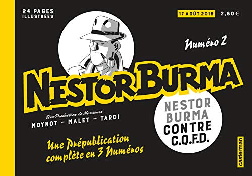 jaquette livre Nestor Burma N° 2, 17 Août 2016 - Nestor Burma Contre C.Q.F.D