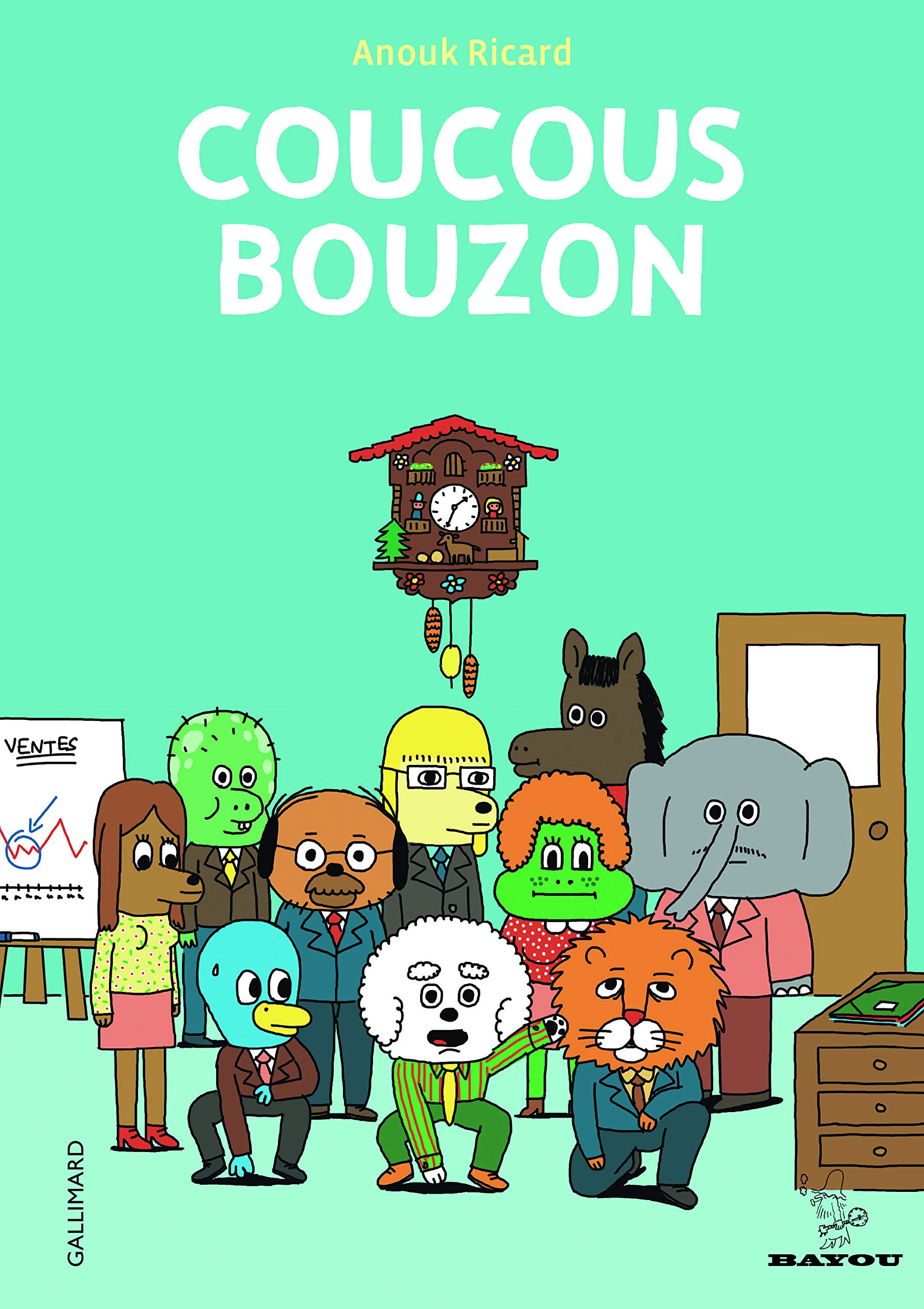 jaquette livre Coucous Bouzon (dBD Awards 2012 du meilleur livre d'humour)