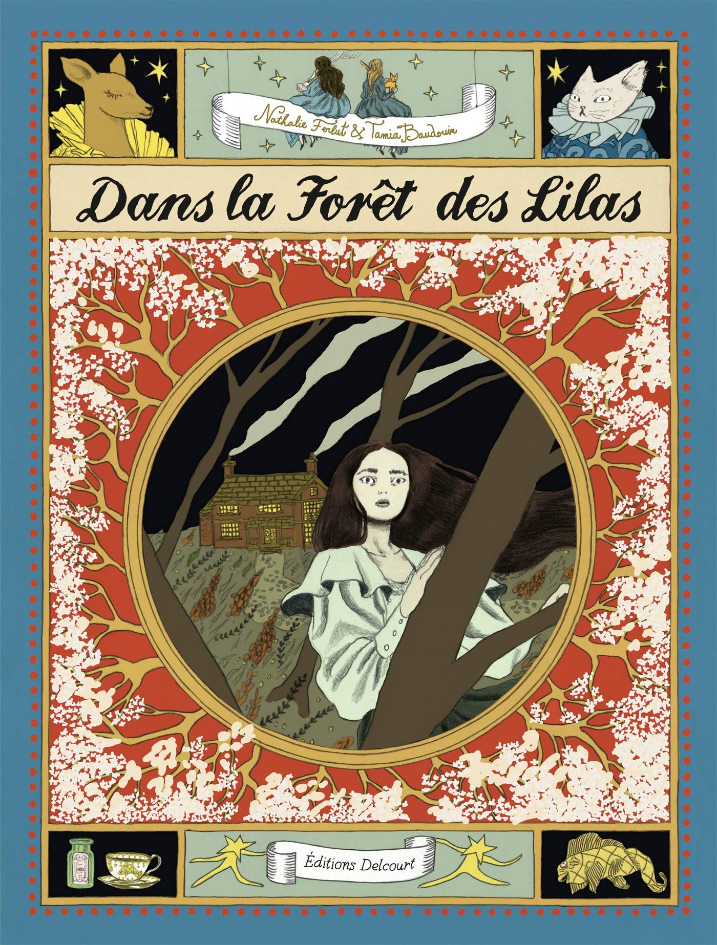 jaquette livre Dans la forêt des lilas