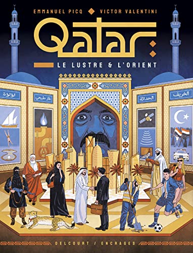 jaquette livre Qatar - Le Lustre & L'orient