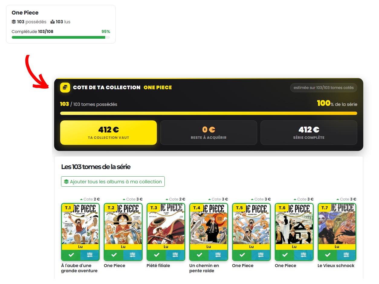 compléter ses série avec tomes manquants