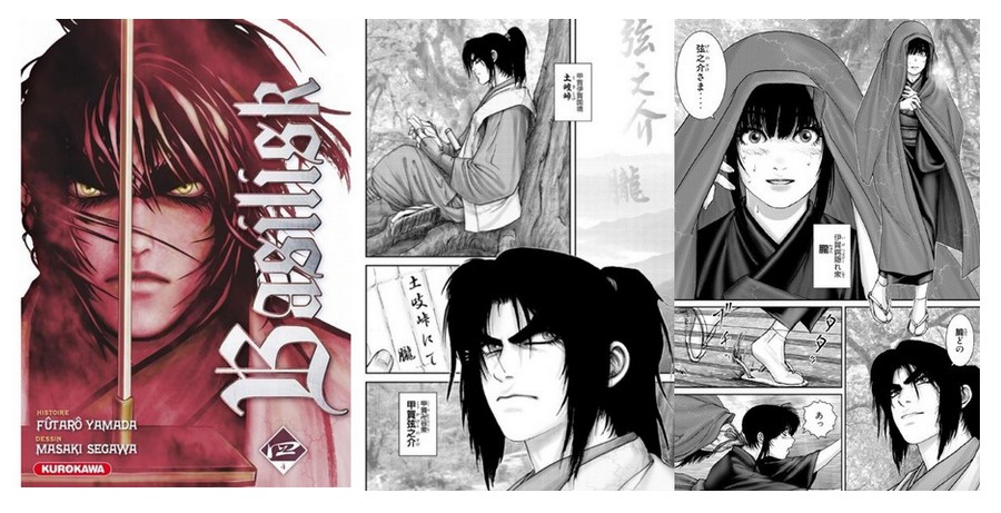 couverture et planche de Basilisk