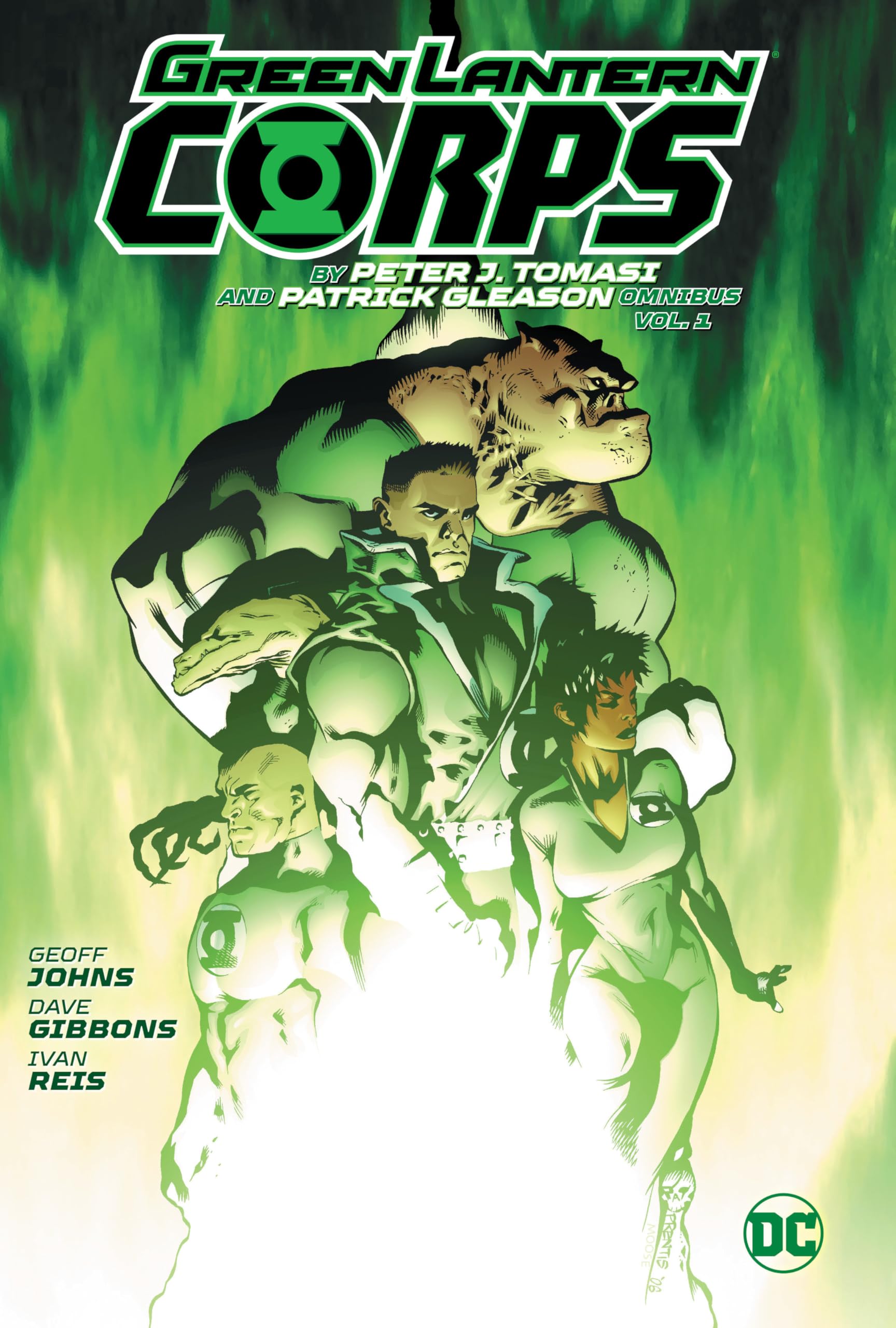 jaquette album Green Lantern Corp Omnibus by Peter J. Tomasi and Patrick Gleason