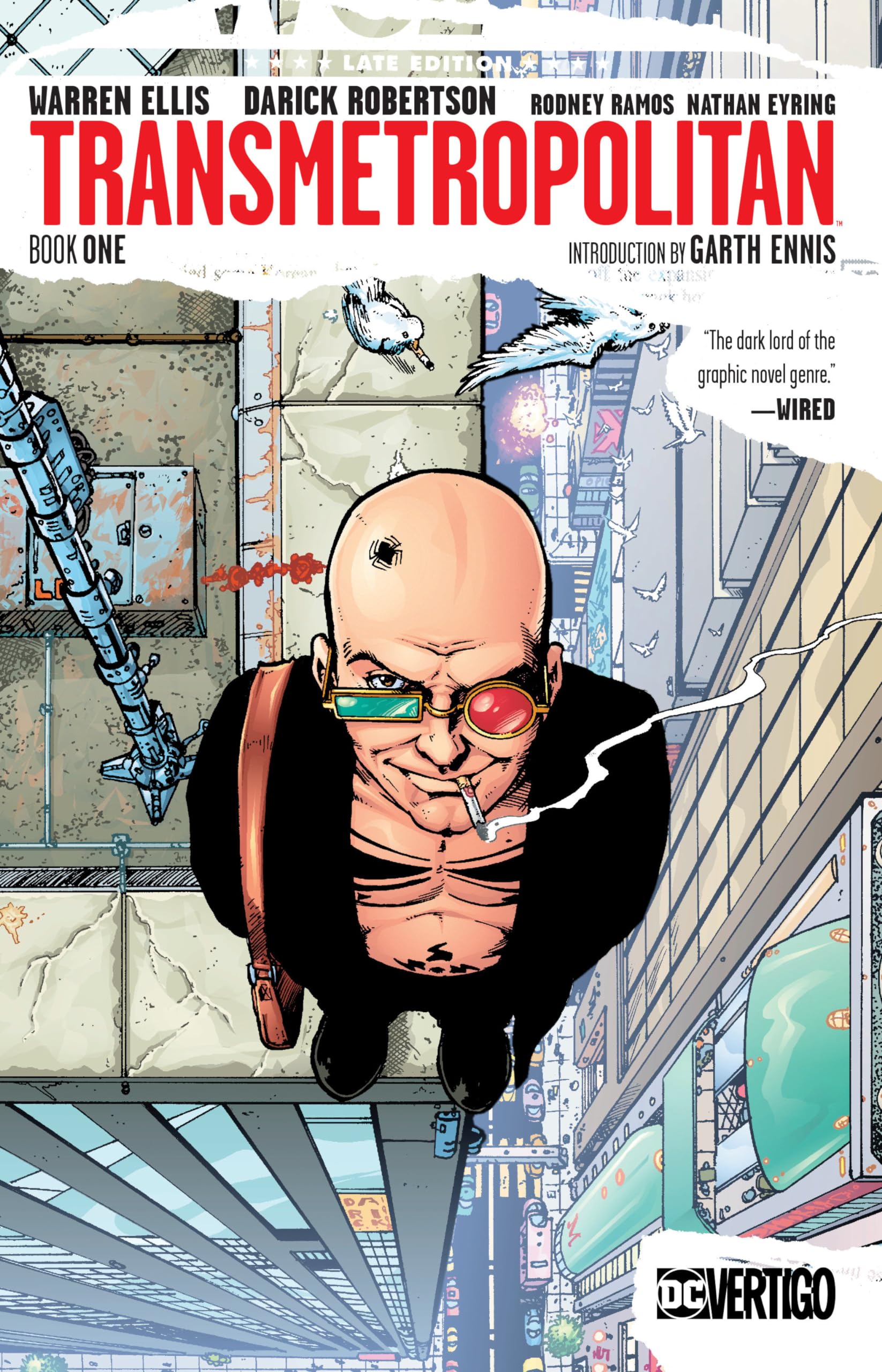 jaquette album Transmetropolitan Book One