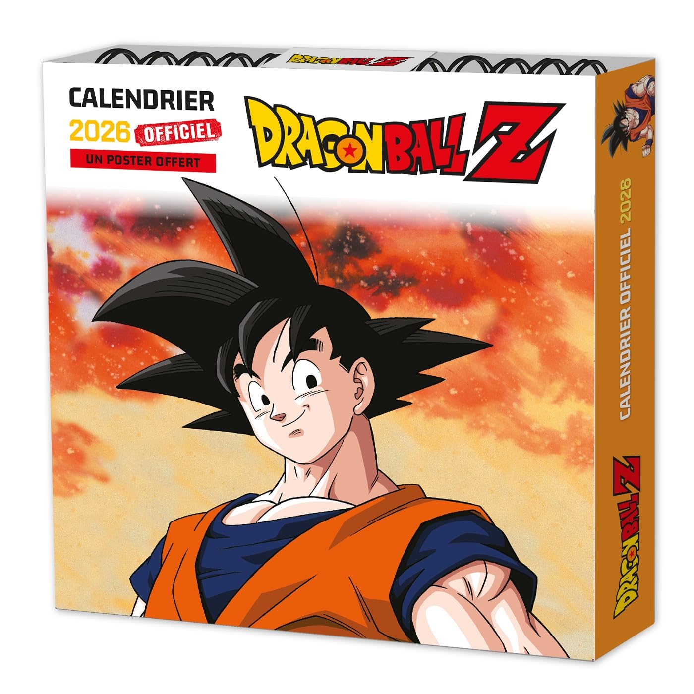 jaquette album CALENDRIER OFFICIEL DRAGON BALL Z 2026