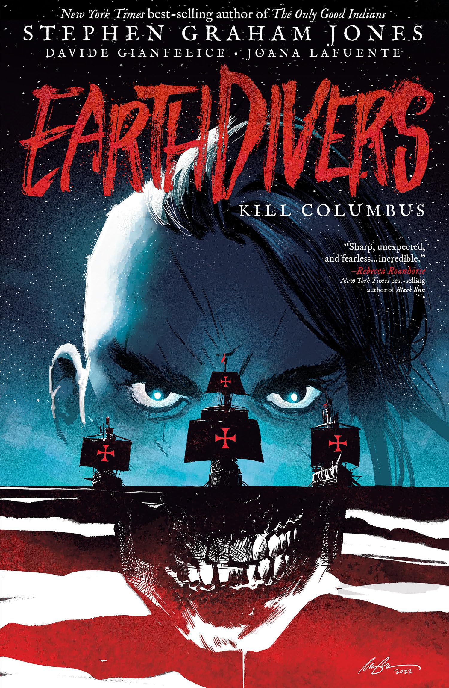 jaquette album Earthdivers, Vol. 1: Kill Columbus