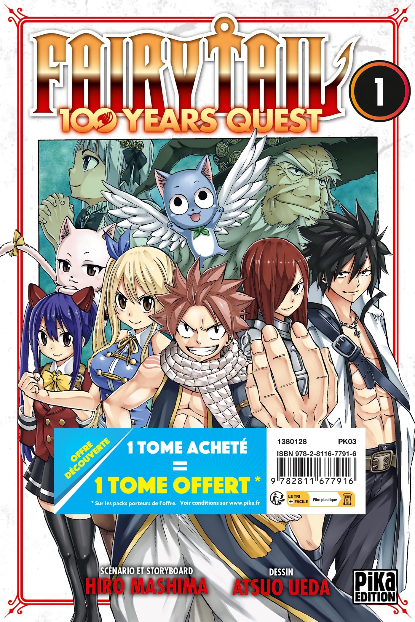 jaquette album Fairy Tail - 100 Years Quest Pack Offre Découverte T01 et T02