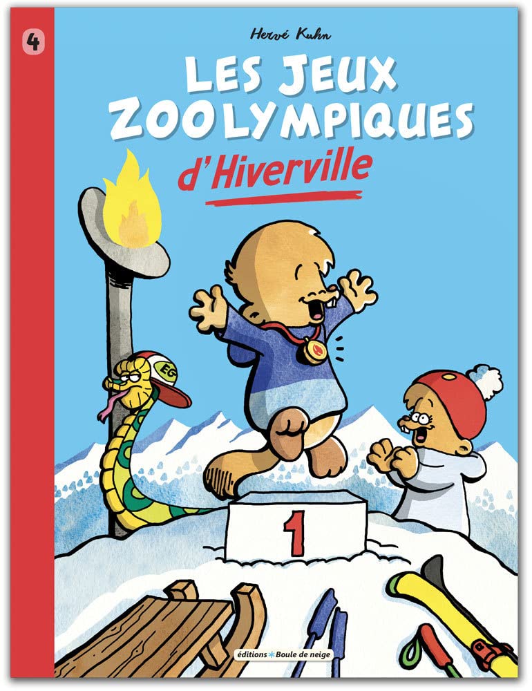 jaquette album Les jeux zoolympiques d'hiverville