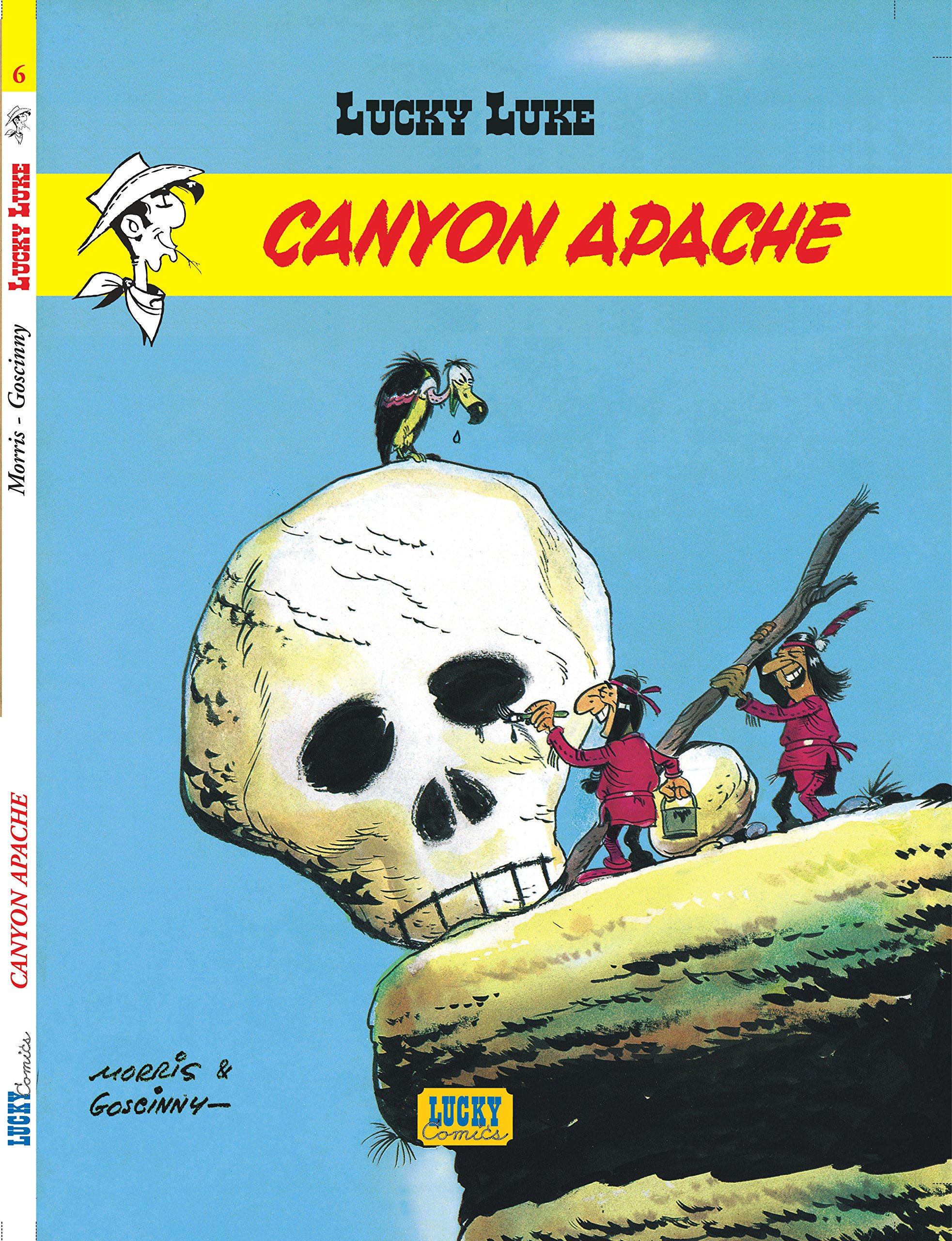 jaquette album Lycky Luke, tome 6 : Canyon Apache