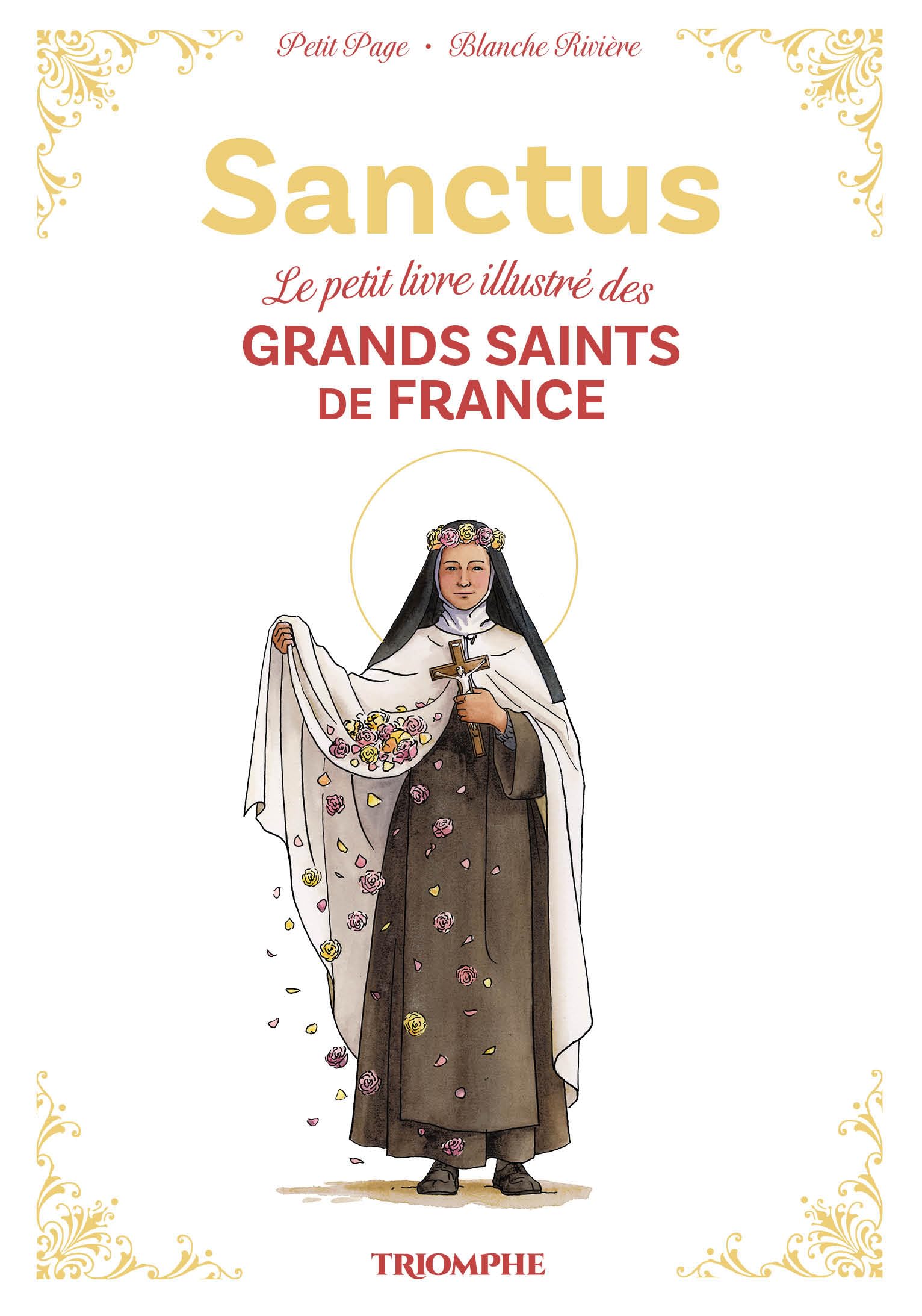 jaquette album Sanctus - Le petit livre illustré des grands saints de France