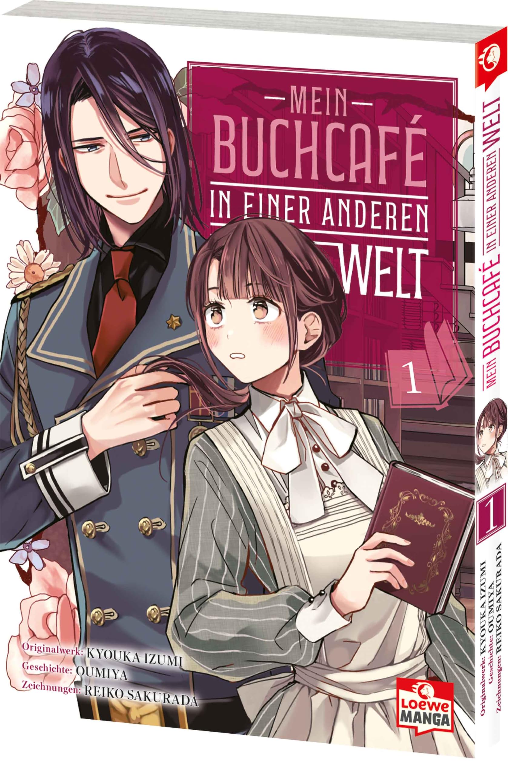 jaquette album Mein Buchcafé in einer anderen Welt 01: Tauche ein in Tsukinas außergewöhnliches Fantasy-Abenteuer - zauberhaft illustrierter Manga für cozy Lesestunden